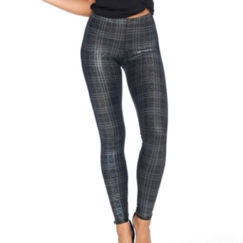 Blackmilk Tartan Disco Storm (sample) Leggings